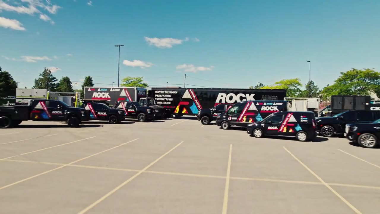 Rock Emergency restoration crew responding to a 24/7 emergency call